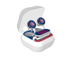 "Chicago Cubs Stripe Design Wireless Earbuds"