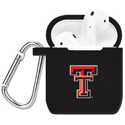 Texas Tech Red Raiders Silicone AirPods Case - Black
