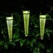 Symple Stuff Danis Cones Solar Powered Pathway Light w/ Stakes | 33 H x 2 W x 2 D in | Wayfair SL-SC01Y-S