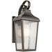 Kichler 49735OZ Forestdale Outdoor Wall Sconce, 1 Light Incandescent 60 Watts, Olde Bronze