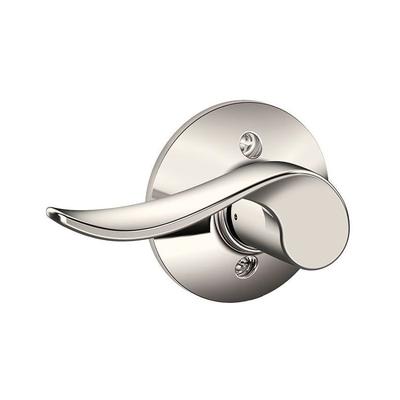 Schlage F170-SAC-LH Sacramento Left Handed Non-Turning One-Sided Dummy Door Leve Polished Nickel