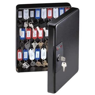 SENTRY SAFE KB-50 Key Box,Wall Mount,Steel,Gloss,Black