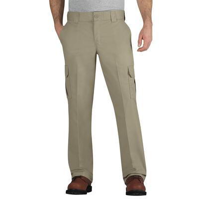 Men's Dickies Regular-Fit Flex Fabric Cargo Pants, Size: 44X32, Dark Beige