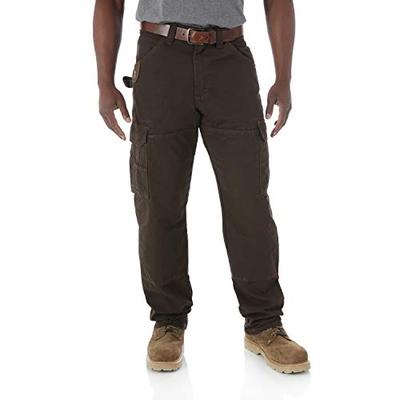 Wrangler Riggs Workwear Men's BIG Ranger Pant,Dark Brown,54x32