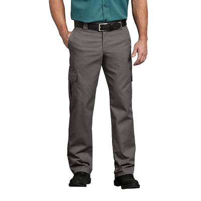 Dickies WP595 Twill Cargo Pants, Mens, Size 42x32, Gray
