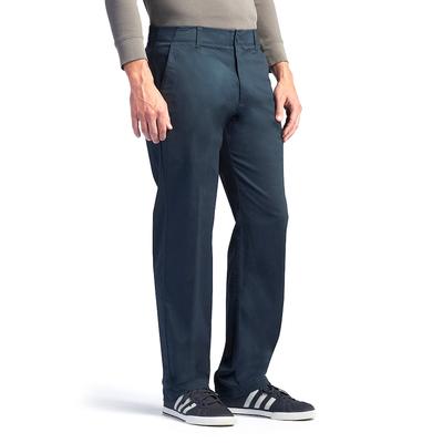Big & Tall Lee Performance Series Extreme Comfort Khaki Straight-Fit Pants, Men's, Size: 44X34, Blue