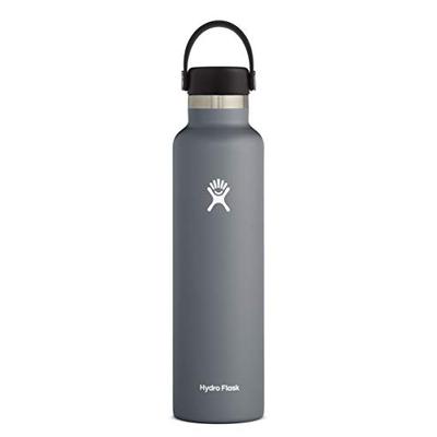 Hydro Flask Standard Mouth Water Bottle, Flex Cap - 24 oz, Stone
