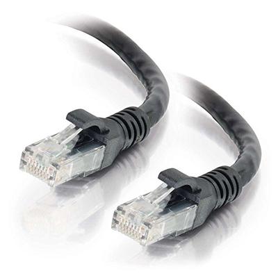 C2G 10299 Cat6 Cable - Snagless Unshielded Ethernet Network Patch Cable, TAA Compliant, Black (75 Fe