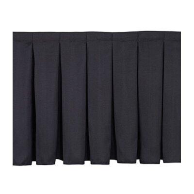 National Public Seating Box Pleat Stage Skirting SB-10 Size: 16" H x 48" W x 1" D