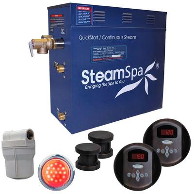 SteamSpa Royal 10.5kW Steam Bath Generator Package in Oil Rubbed Bronze