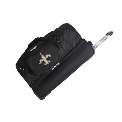 New Orleans Saints 27'' Rolling Duffel Bag