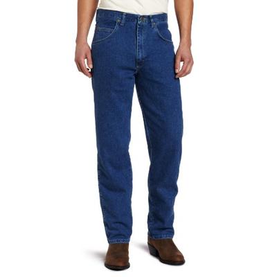 Wrangler Men's Big Rugged Wear Stretch Jean,Stonewashed,46x28