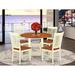 Charlton Home® Tyshawn Drop Leaf Solid Wood Rubberwood Dining Set Wood in White | Wayfair DE6AA87AE09B4B9B9BDF31947A477588