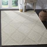 White 108 x 0.12 in Indoor Area Rug - Ophelia & Co. Salerna Hand-Tufted Wool Beige Area Rug Wool | 108 W x 0.12 D in | Wayfair