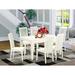 Darby Home Co Belcourt Butterfly Leaf Rubberwood Dining Set Wood in White | 30 H in | Wayfair 5B20EDCA76474D69B164343A1B6A4687