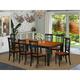 Darby Home Co Beesley Butterfly Leaf Solid Wood Dining Set Wood in Black | 30 H in | Wayfair DABY5538 39638847
