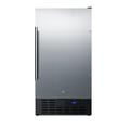 Summit Appliance 2.7 cu. ft. Frost-Free Upright Freezer, Stainless Steel in Gray | 31.38 H x 17.75 W x 24.5 D in | Wayfair SCFF1842CSSADA