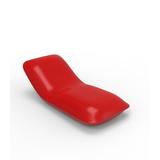 Vondom Pillow Sun Chaise Lounge Plastic in Red | 24.25 H x 35.5 W x 76.75 D in | Outdoor Furniture | Wayfair 55013F-RED