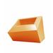 Vondom Faz Resin Pot Planter Resin/Plastic in Orange | 23.5 H x 32.25 W x 24.75 D in | Wayfair 54011F-ORANGE