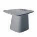 Vondom Noma Plastic Dining Table Plastic in Gray | 29.25 H x 39.25 W x 38.25 D in | Outdoor Dining | Wayfair 45100R-STEEL