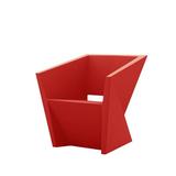 Vondom Faz Patio Dining Chair Plastic/Resin in Red | 29.5 H x 28.25 W x 25.5 D in | Wayfair 54015-RED