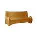 Vondom Pal Patio Sofa Plastic in Brown | 35.25 H x 70.75 W x 36.25 D in | Wayfair 51002F-CHAMPAGNE