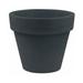 Vondom Maceta Resin Pot Planter Resin/Plastic in Gray | 17 H x 19.75 W x 19.75 D in | Wayfair 40150RF-ANTHRACITE