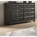 Latitude Run® Adrianah 8 Drawer Double Dresser Wood in Brown/Gray | 40 H x 58 W x 17 D in | Wayfair D092F8EDCE964382A777A1A6BBD5043B