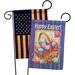 Breeze Decor Basket Impressions Decorative 2-Sided Polyester 13 x 18.5 in. Garden Flag in Indigo | 13 H x 13 W in | Wayfair