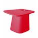 Vondom Noma Plastic Dining Table Plastic in Red | 29.25 H x 39.25 W x 38.25 D in | Outdoor Dining | Wayfair 45100R-RED