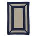 Blue/Navy 168 x 0.5 in Area Rug - Red Barrel Studio® Ryding Indoor/Outdoor Reversible Area Rug - Navy Polypropylene | 168 W x 0.5 D in | Wayfair