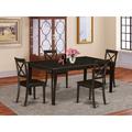 Red Barrel Studio® Forada Butterfly Leaf Rubberwood Solid Wood Dining Set Wood in Brown | 30 H in | Wayfair 41C10081802B443E859F830623F15785