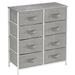 Sorbus Dresser w/ 8 Drawers - Furniture Storage Tower Unit For Bedroom, Hallway, Closet, Office Organization - Steel Frame, Wood Top | Wayfair