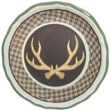 Loon Peak® Midway Melamine Antler Print Lodge Western Style 1 Piece Serving Bowl Melamine in Brown/Green | Wayfair DB0E92F84402494A979FF43536FA7562