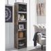 Signature Design by Ashley Wynnlow 71.97" H x 17.13" W Stadard Bookcase Wood in Black | 71.97 H x 17.13 W x 11.89 D in | Wayfair EW0200-124