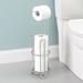 Rebrilliant Wilbanks Free Standing Toilet Paper Holder w/ Dispenser Metal | 23.75 H x 6.5 W x 6.5 D in | Wayfair TH41048