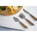 AllModern Mekhi 3 Piece Cheese Knife Set Wood/Stainless Steel Flatware in Brown/Gray | 2.25 W in | Wayfair E6CAC9D048D94B5094CC8DDF0C7F8A5A