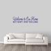 Latitude Run® Don't Stay Too Long Wall Decal Vinyl in Blue | 12 H x 48 W in | Wayfair 0FBEFE362CA04F8EA420E30F8FD5B9A8