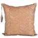 Loon Peak® Butterworth Tan Chevron Tasseled Western Lodge Decorative Throw Pillow 20x20 inch Polyester/Polyfill/Leather/Suede | Wayfair