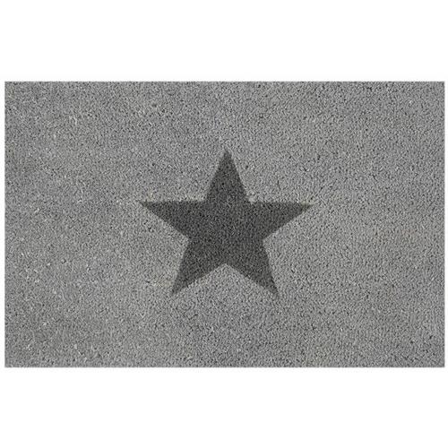 Fußmatte Stars Kokos grau, 40 x 60 cm Matten Fußmatten Schmutzmatte - Andiamo