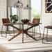 Wade Logan® Bayah Dining Table Wood in Brown | 29.53 H x 62.99 W x 42.13 D in | Wayfair 5D9A6BB901694659AF7FDD279A13ED19