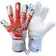 GK Saver football goalkeeper gloves Protech 401 Union contact pro negative cut professional goalie gloves size 6 to 11 removable finger save gloves (NO FINGERSAVE NO PERSONALIZATION, SIZE 9)