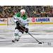 Jamie Benn Dallas Stars Unsigned White Jersey Skating Photograph