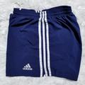 Adidas Shorts | Adidas Navy Blue & White Running Shorts-Sz. Large | Color: Blue/White | Size: L