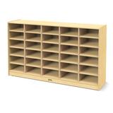 Jonti-Craft® 30 Compartment Cubby w/ Bins Wood in Brown | 35.5 H x 60 W x 15 D in | Wayfair 0930JCPW