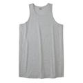 Men's Big & Tall Shrink-Less™ Lightweight Longer-Length Tank by KingSize in Heather Grey (Size XL) Shirt