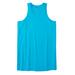 Men's Big & Tall Shrink-Less™ Lightweight Longer-Length Tank by KingSize in Electric Turquoise (Size 2XL) Shirt