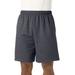 Men's Big & Tall Comfort Fleece Shorts by KingSize in Heather Charcoal (Size 8XL)