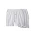Men's Big & Tall Cotton Boxers 3-Pack by KingSize in White (Size 8XL)
