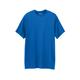 Men's Big & Tall Shrink-Less™ Lightweight Longer-Length Crewneck Pocket T-Shirt by KingSize in Royal Blue (Size 9XL)